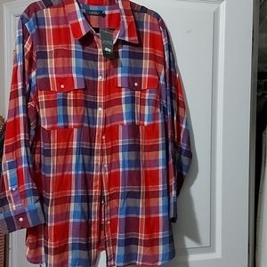 Ralph Lauren plaid shirt 3x